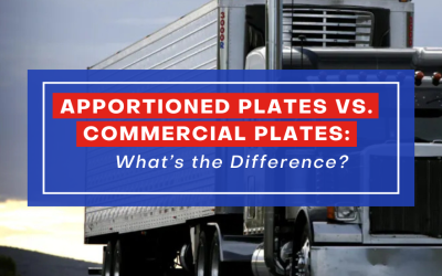Apportioned Plates vs. Commercial Plates: What’s the Difference?